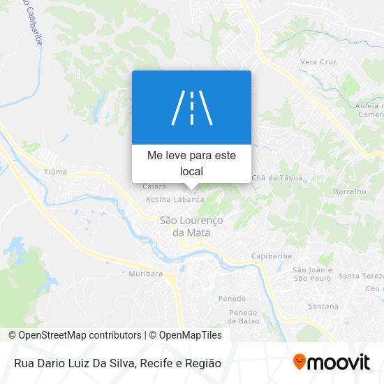 Rua Dario Luiz Da Silva mapa
