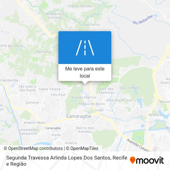 Segunda Travessa Arlinda Lopes Dos Santos mapa