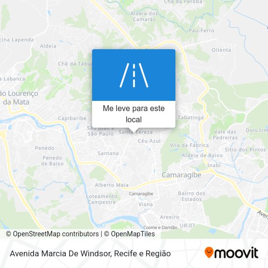 Avenida Marcia De Windsor mapa