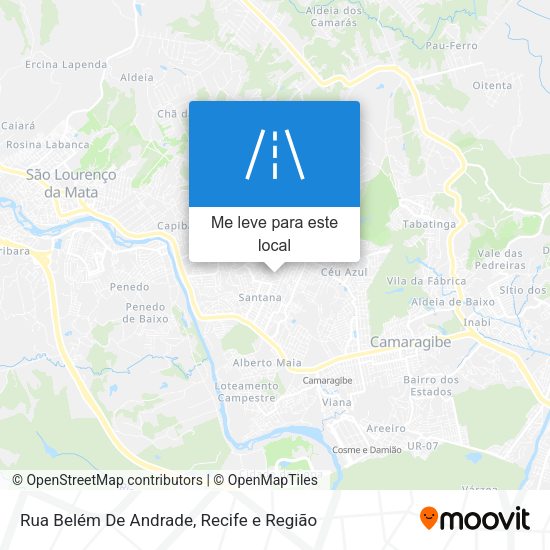 Rua Belém De Andrade mapa