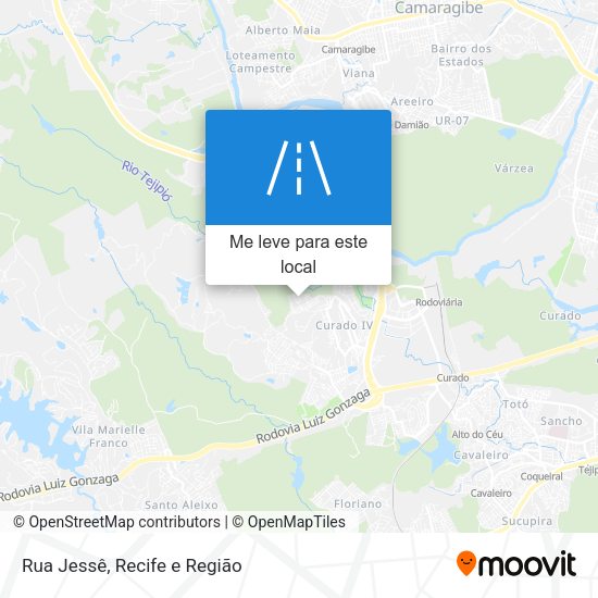 Rua Jessê mapa