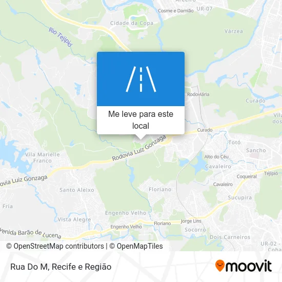 Rua Do M mapa