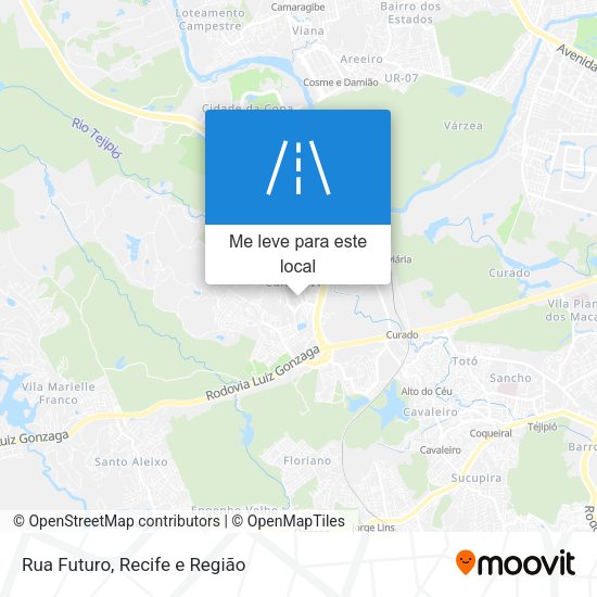 Rua Futuro mapa