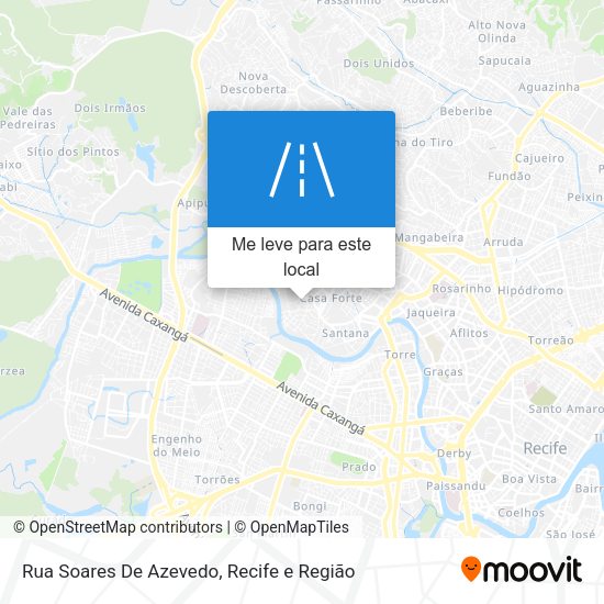 Rua Soares De Azevedo mapa