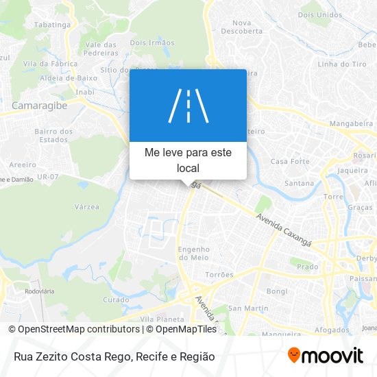 Rua Zezito Costa Rego mapa