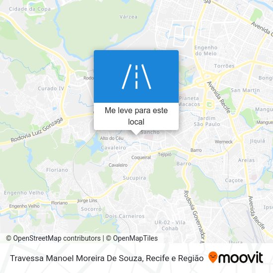 Travessa Manoel Moreira De Souza mapa