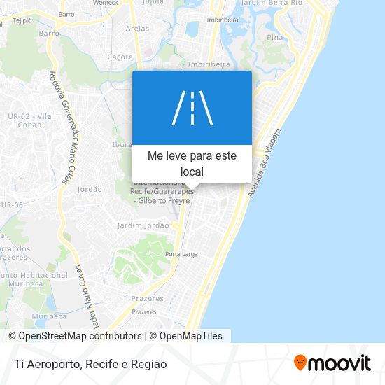 Ti Aeroporto mapa