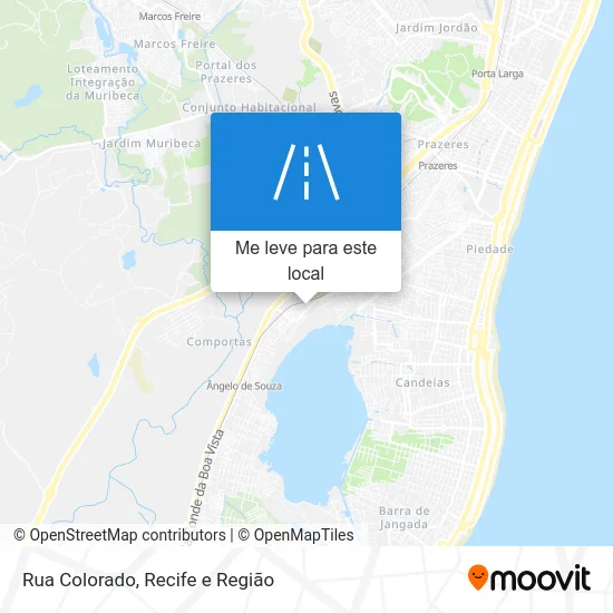 Rua Colorado mapa
