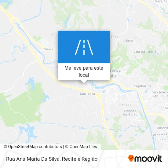 Rua Ana Maria Da Silva mapa