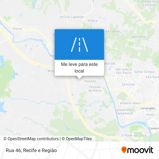 Rua 46 mapa