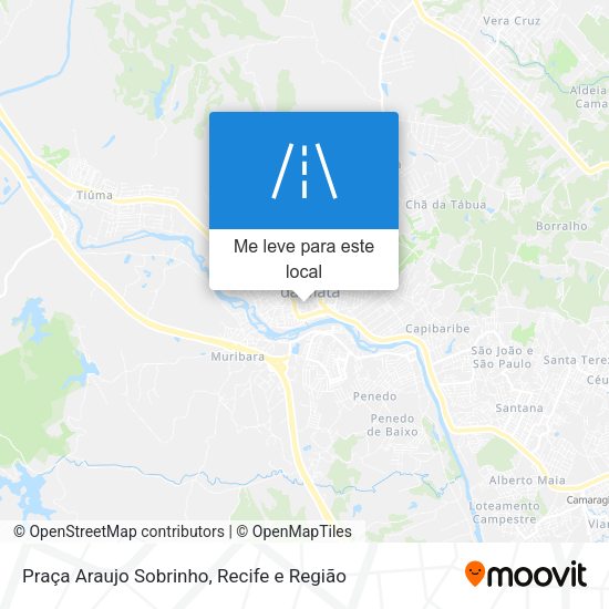 Praça Araujo Sobrinho mapa