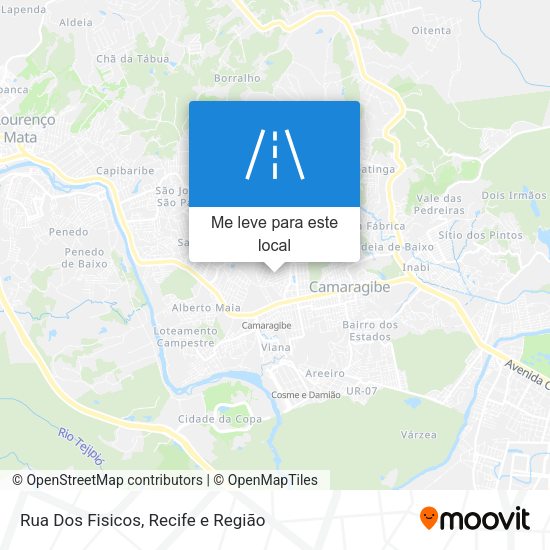 Rua Dos Fisicos mapa