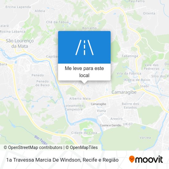 1a Travessa Marcia De Windson mapa