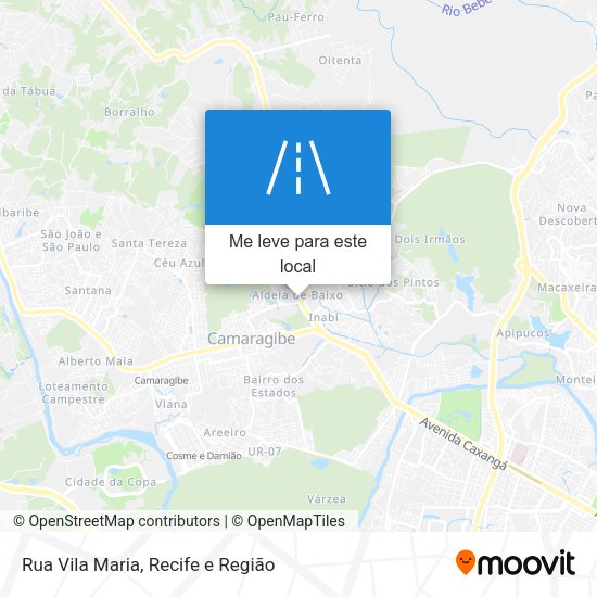 Rua Vila Maria mapa
