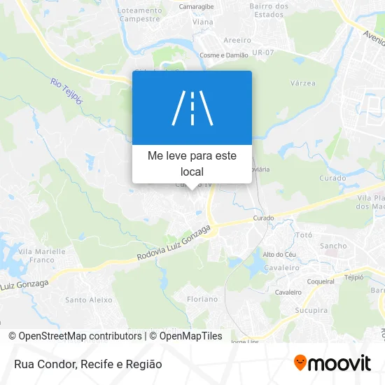 Rua Condor mapa