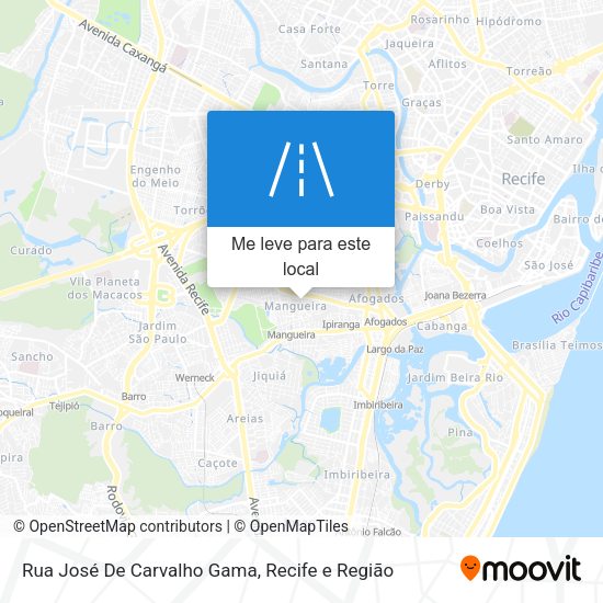 Rua José De Carvalho Gama mapa
