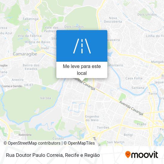 Rua Doutor Paulo Correia mapa