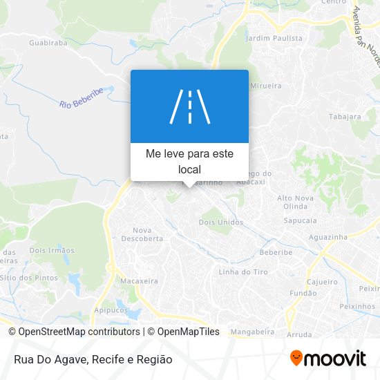 Rua Do Agave mapa