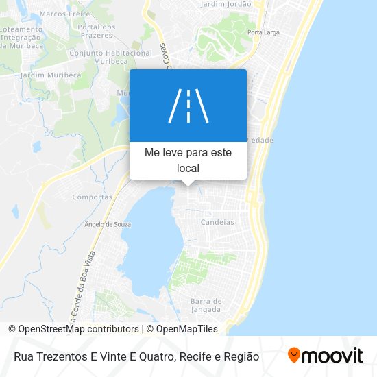 Rua Trezentos E Vinte E Quatro mapa