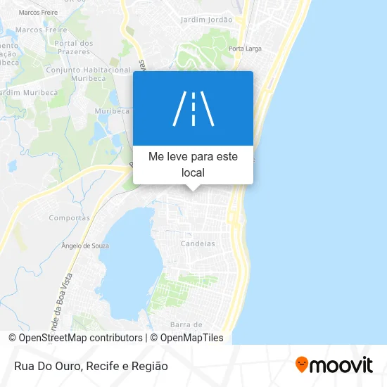 Rua Do Ouro mapa