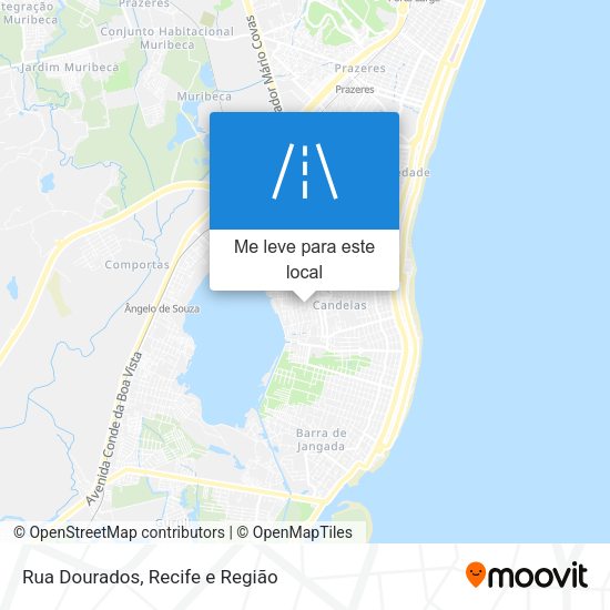 Rua Dourados mapa
