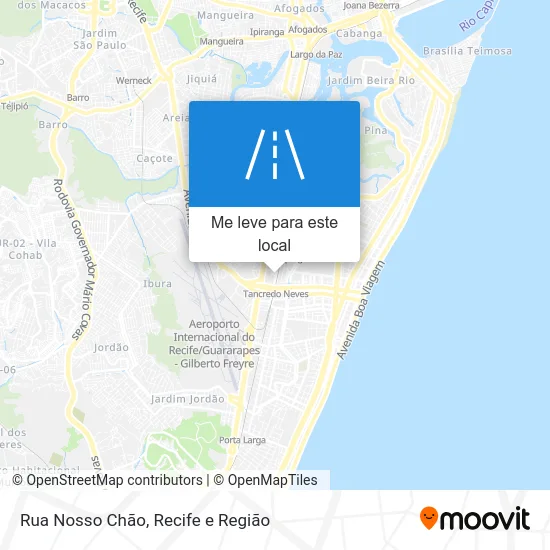 Rua Nosso Chão mapa