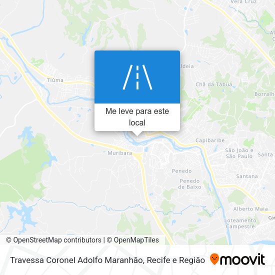 Travessa Coronel Adolfo Maranhão mapa