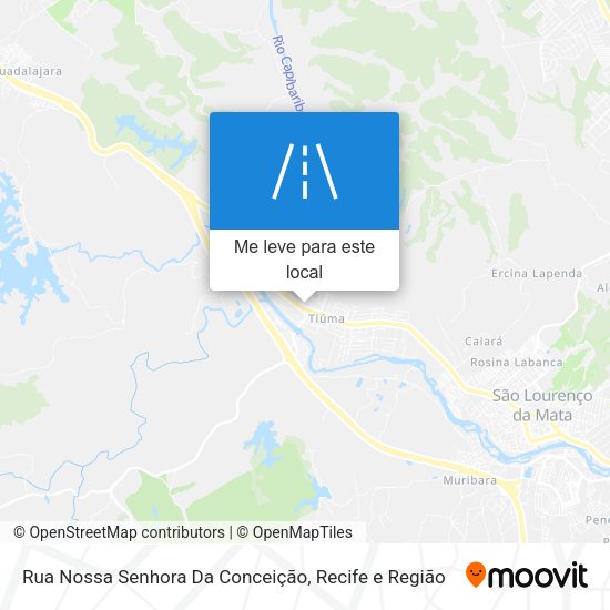 Rua Nossa Senhora Da Conceição mapa