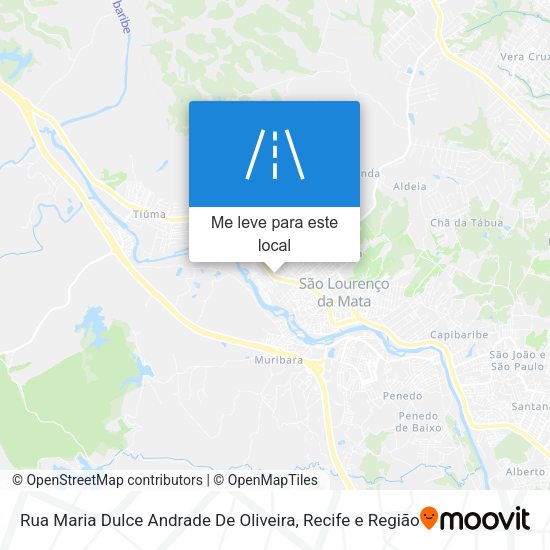 Rua Maria Dulce Andrade De Oliveira mapa