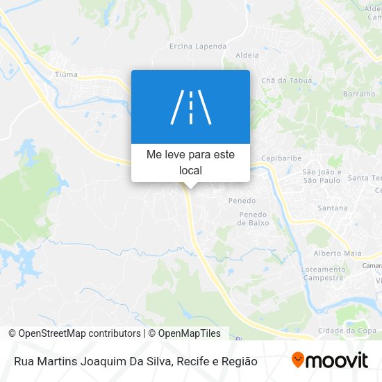 Rua Martins Joaquim Da Silva mapa