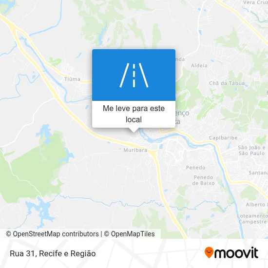 Rua 31 mapa