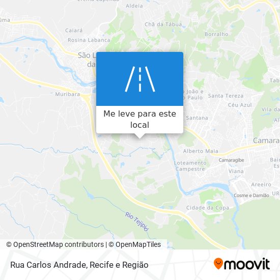 Rua Carlos Andrade mapa