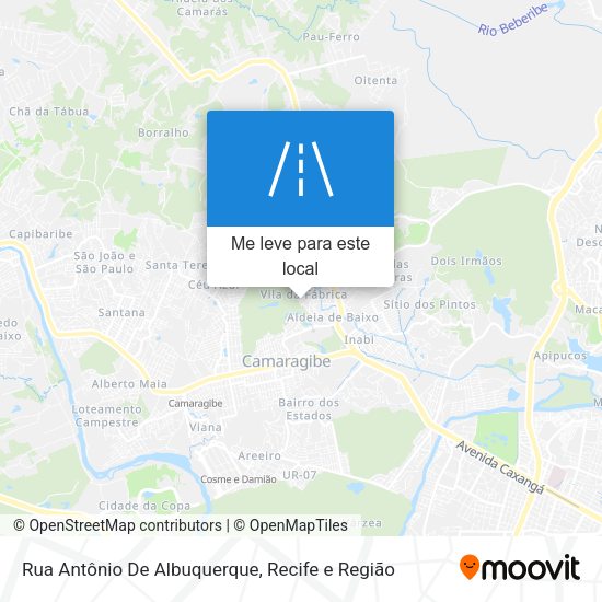 Rua Antônio De Albuquerque mapa