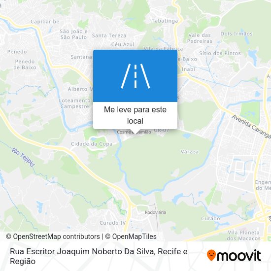 Rua Escritor Joaquim Noberto Da Silva mapa