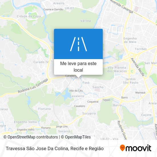 Travessa São Jose Da Colina mapa