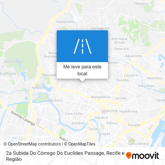 2a Subida Do Córrego Do Euclides Passage mapa