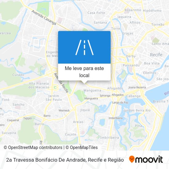 2a Travessa Bonifácio De Andrade mapa