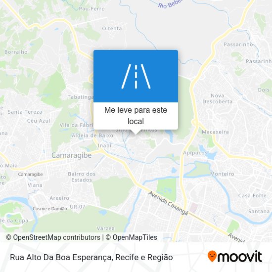 Rua Alto Da Boa Esperança mapa
