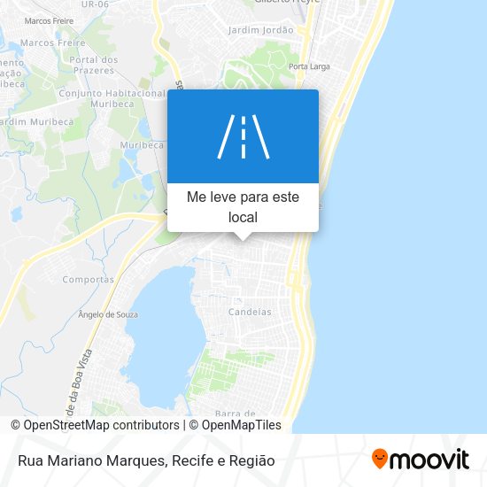 Rua Mariano Marques mapa