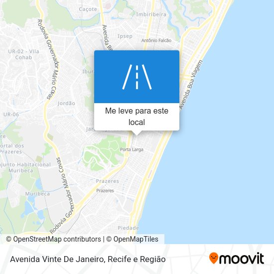 Avenida Vinte De Janeiro mapa