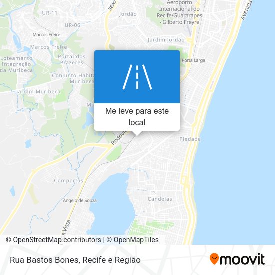 Rua Bastos Bones mapa