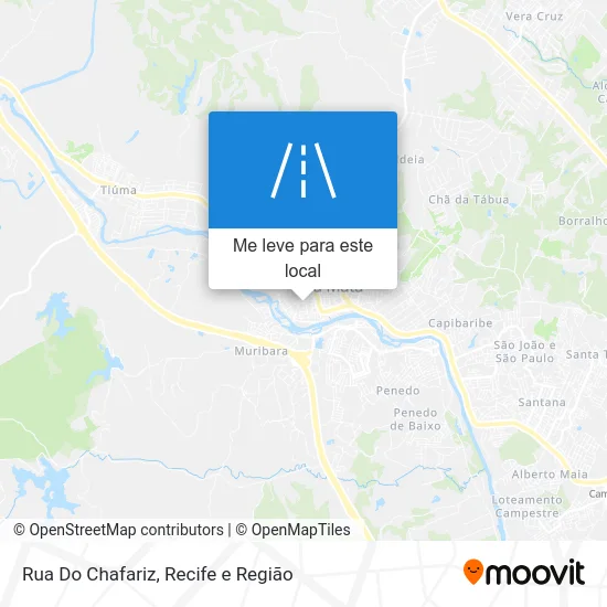 Rua Do Chafariz mapa