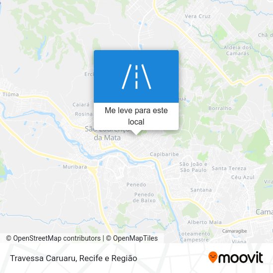 Travessa Caruaru mapa