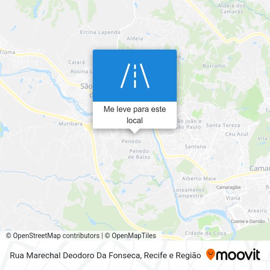 Rua Marechal Deodoro Da Fonseca mapa