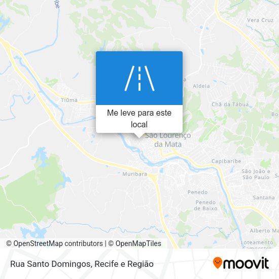 Rua Santo Domingos mapa