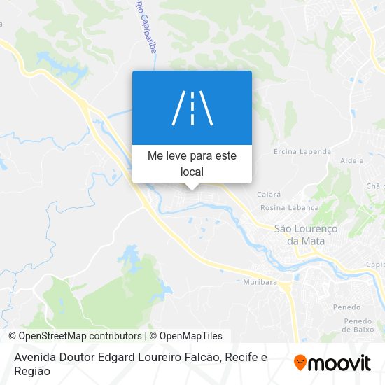 Avenida Doutor Edgard Loureiro Falcão mapa