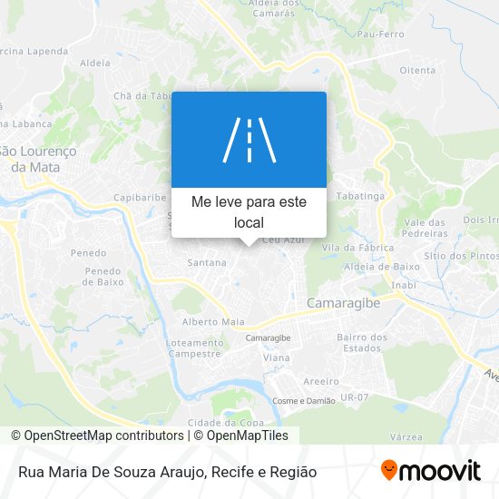 Rua Maria De Souza Araujo mapa