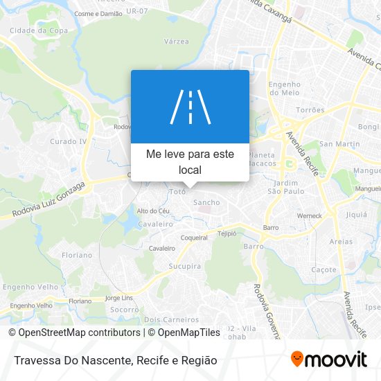 Travessa Do Nascente mapa