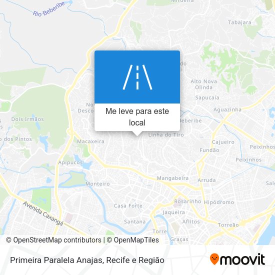 Primeira Paralela Anajas mapa