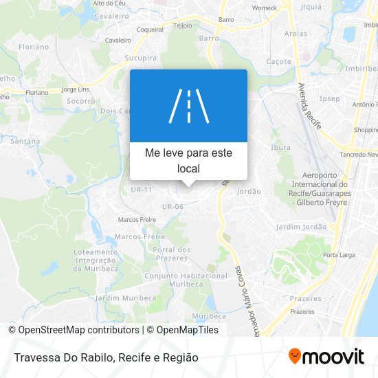 Travessa Do Rabilo mapa